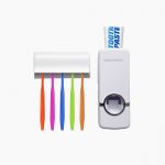 Automatic Toothpaste Dispenser With Tooth Brush Holder