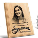 Customized  Wooden Engraving Photo Frame