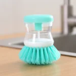 Mini Kitchen Liquid Dish Cleaning Brush | Scrubber Tool, Oil-Resistant, Scrubbing Sponge Remove Stains (Random color) - Image 5